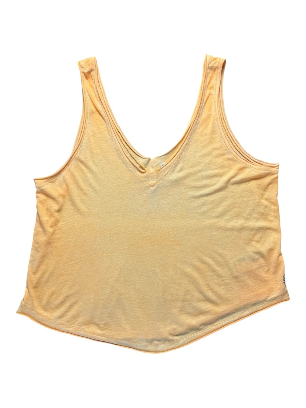 FP Movement Soft Peach Lightweight Modal Cotton V-Neck Tank Top Size XS - Beach